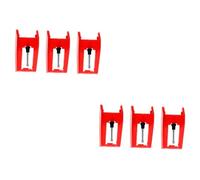 BESTonZON 6 Pezzi Stilo Borse Per Clarinetto Custodie Puntine Per Dischi Puntine Per Giradischi Puntine Per Giradischi Vintage Silenziatore Per Grancassa Manopole Per Chitarra Fonografo