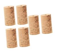 BESTonZON 6 Pz Flauto in Sughero Appendiabiti Per Auto Puntello Di Legno Per Flauto Musicale Parti Di Ricambio Per Flauto Sughero Della Testata Del Flauto Tappi Per Flauto Tappo Riparazione