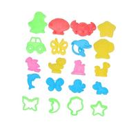 BESTonZON 64 Stampi Sabbia Spaziali per Kit Stampi per Plastilina Formine Cartoon Colorate per Giochi all su Spiaggia e Giardino Colore Casuale Colore Casuale