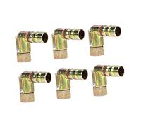 BESTonZON 6pezzi Adattatore Per Tubo Della Stufa Giunto Per Tubazione Della Stufa Realizzato in Rame Sicuro e Connessione Resistenza Ad Alta Pressione Applicabile Tubi Per Acqua Gas