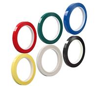 BESTonZON 6pezzi Adesivi Per Tastiera Violino Nastro Per Principianti Facile Da Applicare e Rimuovere Accessori Per Violino e Violoncello Indicazioni Per Posizioni Vari Colori