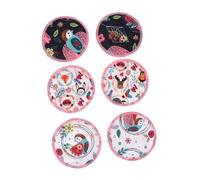 BESTonZON 6pezzi Coppette Assorbilatte Lavabili Pz Tappetini Per Seno Stampati Traspiranti Riutilizzabili Per Prevenire Perdite e Macchie Durante Allattamento