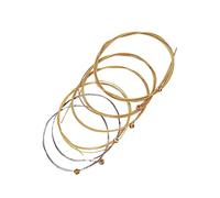 BESTonZON 6pezzi Corde Per Chitarra Acustica in Acciaio Set Da Misure Compatibili Chitarra Folk Corde