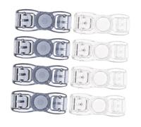 BESTonZON 8 Cinturini Occhialini Regolabili Plastica Resistente con Chiusura Rapida Clip per Riparazione e Sostituzione Occhialini Piscina e