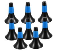 BESTonZON 8 Coni per Allenamento Agilità Marker per Football e Calcio Secchiello Resistente Coni in Plastica Spessa per Controllo e velocità per Basket e Sport