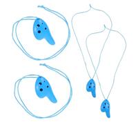 BESTonZON 8 Pezzi Bambini Mini Ocarina Portatile Ocarina Xun Ocarina Studente Musicale Ocarina Sei Fori Ocarina Regali Per Bambini Ocarina Strumenti Reali Ocarina Decor Abs Collana