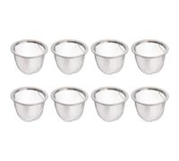 BESTonZON 8 Pezzi Diffusori Di Tè in Metallo Colino in Metallo Porta Perdite Di Tè Fatto a Mano Palla Per Infusore Per Zuppa Tè Sfuso Più Ripido Filtro a Rete Acciaio Inossidabile Sostituire