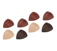 BESTonZON 8 Pezzi Plettri Per Chitarra In Legno Feltro Ukulele Picks Plettri Per Chitarra In Legno Plettro Per Basso In Legno Banjo Picks Plettri Per Chitarra In Legno Jazz Guitar Pick
