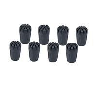 BESTonZON 8 Punte Antiscivolo per Bastoni Trekking Accessori per Escursioni Adatti per Camminate Arrampicate e Materiale Gomma Resistente e Facili Installare e Utilizzare