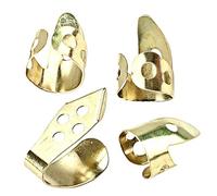 BESTonZON 8 Pz Plettri Per Pollice Banjo Plettri Per Il Pollice Pratico Accessorio Per Chitarra Plettri Per Chitarra Acustica Conservazione Della Tortiera Plettri Di Basso Metallo Con Buchi