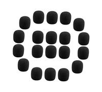 BESTonZON 80 Pezzi Copertura Per Microfono Amplificatore Cuffia Parabrezza Copertura Per Microfono Schiuma Parabrezza Lavalier Schiuma Risvolto Mini