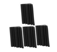 BESTonZON 8pezzi Angolari Trappole Per Bassi Pannelli Fonoassorbenti Isolamento Acustico Per Teatri e Studi Di Registrazione Design Resistente Al Assorbimento Del Suono
