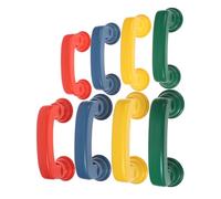 BESTonZON 8pezzi Telefoni Sussurranti Per Ragazzo Ragazza Giocattoli Interattivi Plastica Per Sviluppo Linguistico e Comunicazione Emotiva Aula Colorati Piccoli e Grandi
