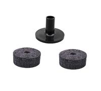 BESTonZON Accessori di Ricambio per Piatti Batteria Rondelle in Feltro per Piatti Dadi ad Alette Fornitura per Batteria Feltro Morbido ma Resistente per Proteggere la Finitura