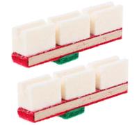 BESTonZON Accessori Per Manutenzione Pianoforte 2 Pezzi Per Pianoforte Verticale Silenziatore Resistente Forma Uniforme Per Protezione e Qualità Del Suono