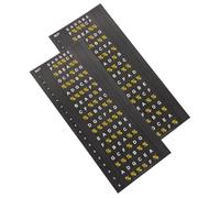 BESTonZON Adesivi per Tastiera Chitarra Folk e Elettrica, Set 2 Fogli Decalcomanie Scala Note Autoadesive, Accessori Strumenti Musicali per Principianti e Miglioramento Tecnica