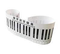 BESTonZON Adesivi Tastiera Pianoforte Simulazione Bianchi per Apprendimento Piano Principianti Decalcomanie Portatili per Studio Note e Scale Musicali