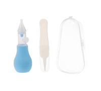 BESTonZON Aspiratore Nasale Per Ragazzo Pulisci Naso in Silicone Alimentare Set Pratico e Per Ragazzo Facile Controllo Dell'aspirazione Pulizia Della Ciotola Colore Blu
