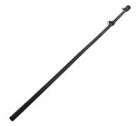 BESTonZON Asta portabandiera in acciaio inox Grandi aste per bandiere da giardino utile pennone per esterno poli asta della bandiera di casa palo della bandiera in acciaio kit pennone Nero