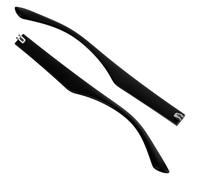 BESTonZON Aste di Ricambio Comode e Facili da Installare Coppia per Occhiali in Tr90 Nero per Riparazione Gambe Occhiali