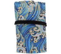 BESTonZON Astuccio Blu Roll Giapponese Portapenne Lino Up in Cotone