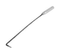 BESTonZON Attrezzo per Stufa in Ferro Manico Ergonomico, Strumento per Rimuovere la Cenere, per Uso Interno ed Esterno, Accessorio Resistente e Funzionale