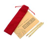 BESTonZON Bacchette Da Rabdomante Flessibili in Ottone Per Esterni, Set 4 Pezzi Custodia, Strumenti Per Ricerca Energia e Oggetti Smarriti, Attrezzatura Per Caccia e Divinazione Outdoor