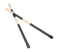BESTonZON Bacchette per Batteria Manico in Gomma Accessori per Strumenti a Percussione Nero in Legno Leggere dal Suono Delicato per Batteristi