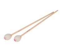 BESTonZON Bacchette per Marimba in Acero 2 Pezzi Bianco Suono Pieno e Resistente alla Deformazione per Applicazioni Professionali e Amatoriali