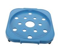 BESTonZON Base Mobile per Bombola Gas in Plastica e Acciaio Inox Ruote, Supporto Porta Bombola e Porta Vasi da Cucina, Carrello Scorrevole per Spostamento Facile e Capacità Elevata,