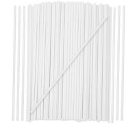 BESTonZON Bastoncini di Caramelle 100 Pezzi Bastoncini di Marshmallow di Carta Forniture per La Fabbricazione di Lecca-lecca Sicuri per Ragazzi E Ragazze E Feste