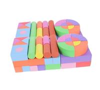 BESTonZON Blocchi Da Costruzione Per Ragazzo Ragazza in Eva Sicuro, Giocattoli Per La Prima Infanzia Colori Vivaci, Set Da 100 Pezzi Per Sviluppo Educativo e Capacità Pratiche