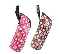 BESTonZON Borsa Termica per Biberon 2 Pezzi Maniglia e Fibbia, Marsupio da Viaggio in Poliestere per Passeggino, Sacchetto Isolante per Latte Caldo e Fresco per Ragazzo Ragazza