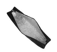BESTonZON Borsa Termica Resistente al Calore in Poliestere per Piastra e Arricciacapelli Organizzazione Cavi, Portatile per Casa e Viaggi Nera