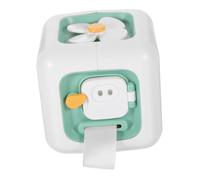 BESTonZON Busy Cube Montessori per Multifunzionale Six Sided Puzzle per Sviluppo Abilità Manuali e Sensoriali Sicuro e Portatile per Età Prescolare