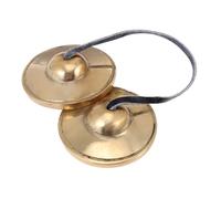 BESTonZON Campana Tibutana Ottone Per Meditazione Yoga Strumento Percussione Per Spirituali e Pratiche Produzione Artigianale Perfetta Per Sessioni Relax e Meditazione