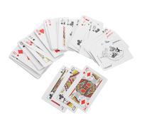 BESTonZON Carte Da Gioco Braille Mazzo Di Carte Per Non Vedenti e Ipovedenti Gioco Educativo Per Adulti e Ragazzo Ragazza Per Apprendere Braille e Divertirsi