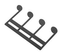 BESTonZON Cartella Musicale Clip Del Leggio Musicale Pratica Clip Per Promemoria Segnalibro Nota Musicale Porta Spartiti Per Pianoforte Porta Quaderno Strumento Musicale Multicolore