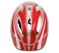 BESTonZON Casco Protettivo per e Pattinaggio Design Ergonomico con Imbottiture Confortevoli Casco Resistente con Protezione Antiurto Colore Rosso Cartoon per Bici Monopattino e