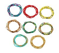 BESTonZON Catena la Vita e Corpo Perline Metalliche Colorate, Set 8 Pezzi di Gioielli Estivi da Spiaggia Donna, Accessori Bikini Eleganti e Portatili per Viaggi e Feste