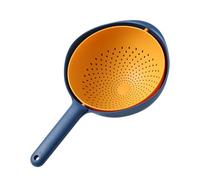 BESTonZON Cestello di Scolo Doppio Strato con Filtro per Frutta e Verdura, Cestino Portaoggetti da Cucina Pratico e Resistente, Supporto per Lavare Alimenti per Uso Domestico