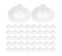BESTonZON Chiusure per Orecchini in Silicone Trasparente, 100 Pezzi Tappi per Orecchini Pesanti, Accessori per Gioielli Fai da Te, Supporti Retro per Orecchie Cadenti, Componenti