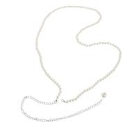 BESTonZON Cintura da Donna Catena e Perle Finte Regolabile Cintura Gioiello Formale per Abiti da Sera e Cerimonia Ciondolo Decorativo per Vita Elegante e Versatilità Moda