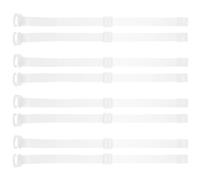 BESTonZON Cinturini Elastici Trasparenti per Scarpe Tacchi Alti Set da 8 Pezzi Fibbie Regolabili Fissatori Pratici Anti-Scivolamento per Sandali e Scarpe da Donna Accessori Leggeri e