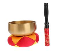 BESTonZON Ciotola Meditazione Tibetana Ciotola Buddista Da Yoga Per Tapping Manuale Materiale Stabile Atmosfera Rilassante Portatile