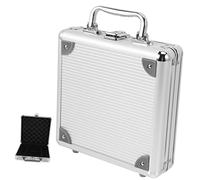 BESTonZON Cofanetto per Fichas da Poker Fichas Capacità con Chiusura Fibbia Scatola Portatile