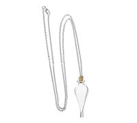 BESTonZON Collana con Mini Trasparente Piccola Pendenti Decorativi per Souvenir e Profumo con Idea Vintage per Feste e Matrimoni