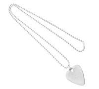 BESTonZON Collana Plettri per Chitarra e Basso in Resina Argento, Superficie Liscia e Leggera, Accessorio per Fai-da-te e Decorazione Musicale