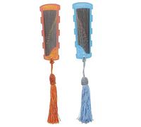 BESTonZON Comodo Contenitore per Plettri 2 Pezzi di Tavole per Avvolgere i Chiodi Accessorio per Strumenti a Corda Naturale Resistente allo Sbiadimento E