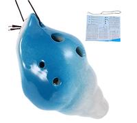 BESTonZON Conchiglia Ocarina strumento musicale musicofilia strumenti musicali per bambini ocarina in ceramica una collana collane i bambini praticano l'ocarina Ocarina a 6 fori modellazione